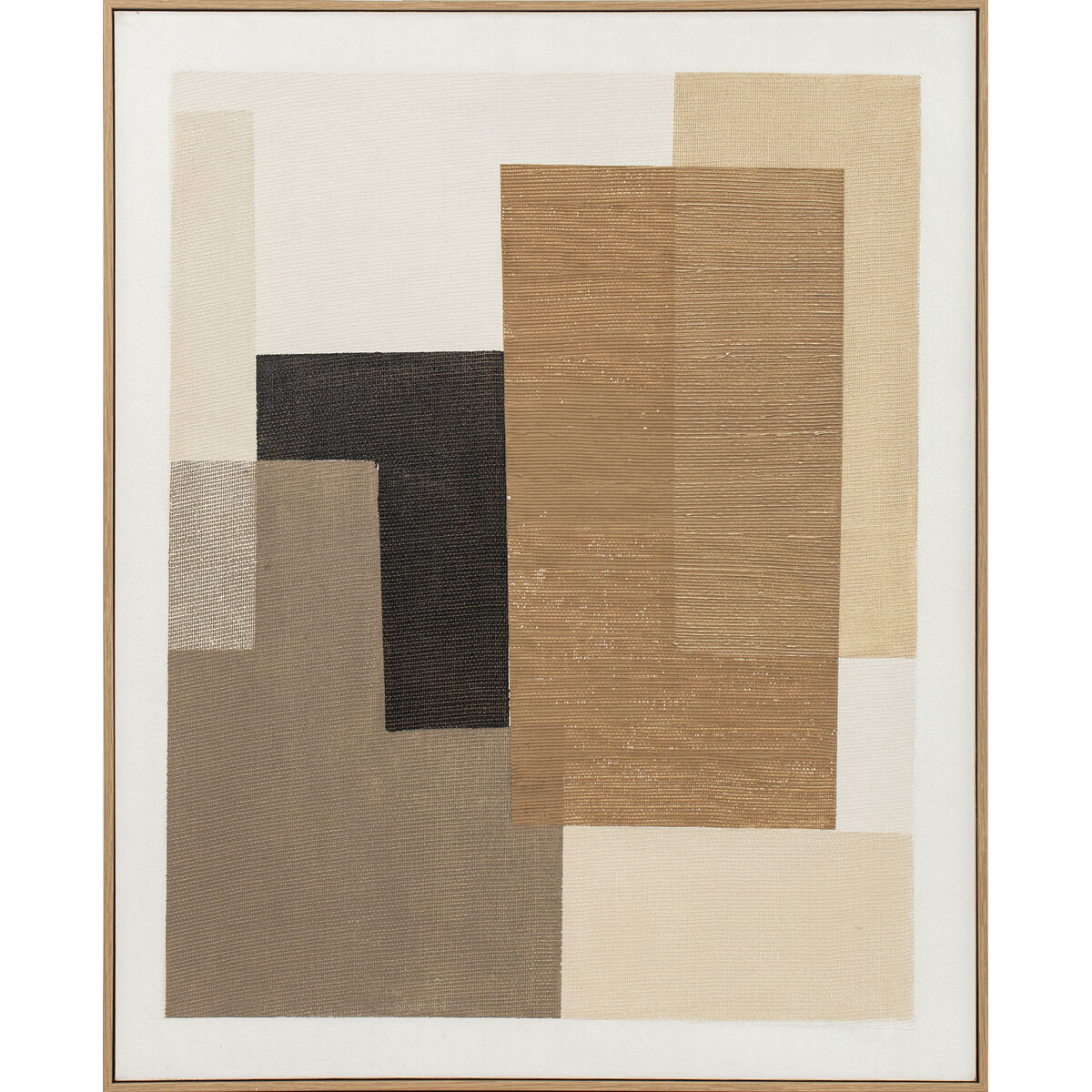 Tavla Home ESPRIT Brun Beige Abstrakt Urban 80 x 4,5 x 100 cm (2 antal) finns hos Nordekko