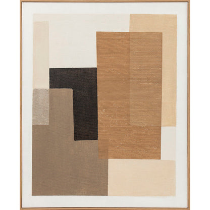 Tavla Home ESPRIT Brun Beige Abstrakt Urban 80 x 4,5 x 100 cm (2 antal) finns hos Nordekko