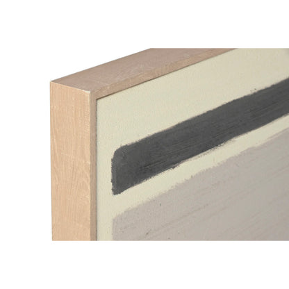 Tavla Home ESPRIT Brun Svart Abstrakt Urban 102 x 4,5 x 102 cm (2 antal) finns hos Nordekko