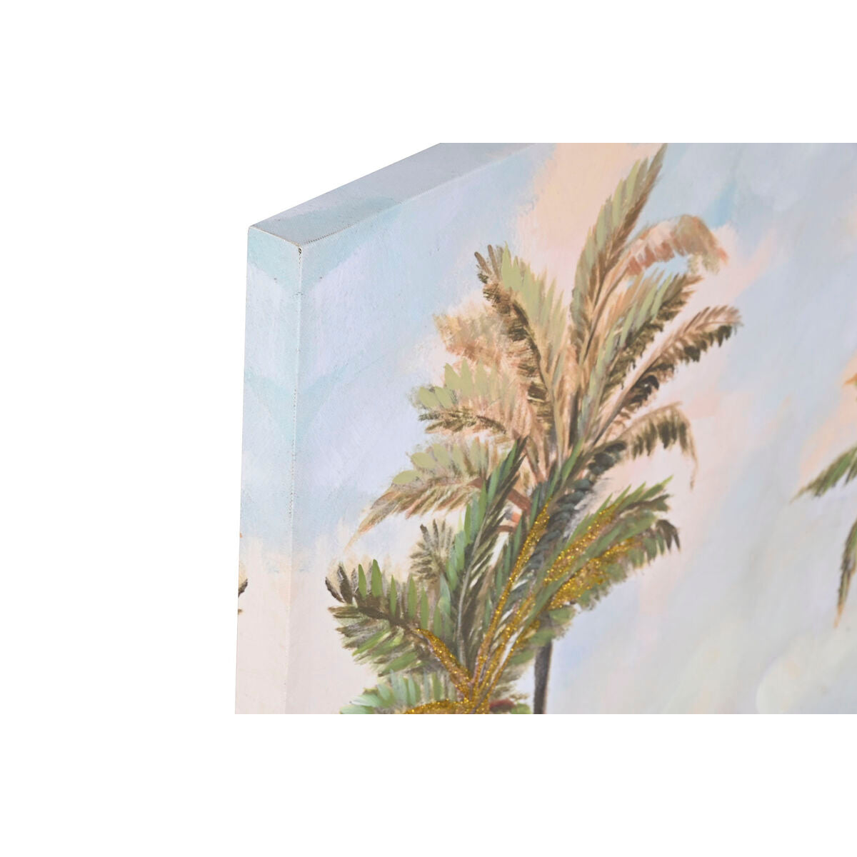 Tavla Home ESPRIT Blå Grön Strand Medelhavs 80 x 3 x 80 cm (2 antal) finns hos Nordekko