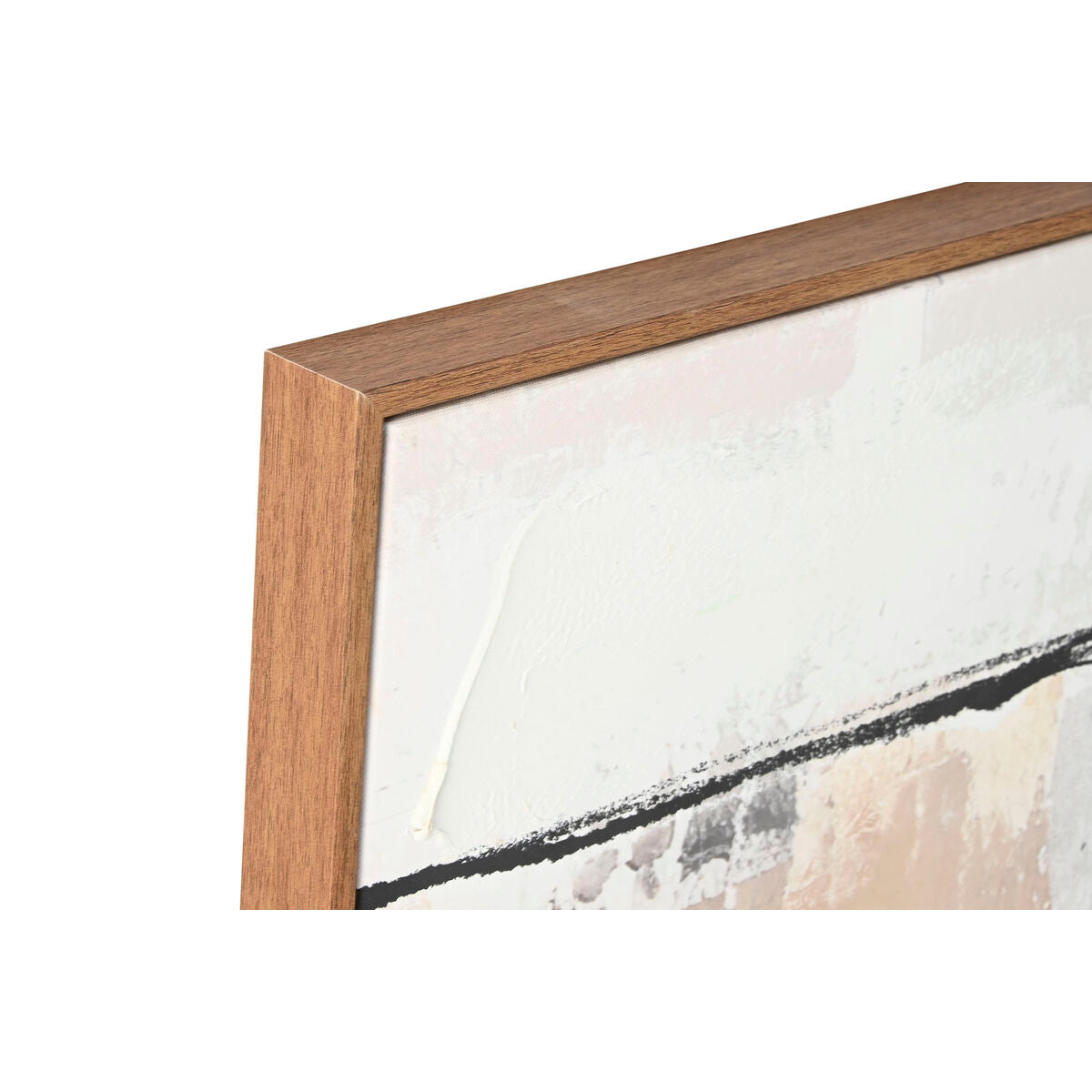 Tavla Home ESPRIT Svart Gyllene Abstrakt Urban 100 x 4 x 100 cm (2 antal) finns hos Nordekko