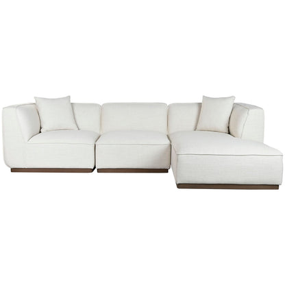Soffa Home ESPRIT Kräm Scandi 279 x 171 x 72 cm finns hos Nordekko