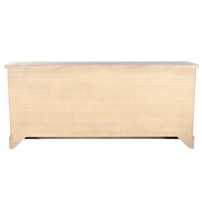 Skänk Home ESPRIT Naturell Trä Glas 180 x 40 x 82 cm finns hos Nordekko