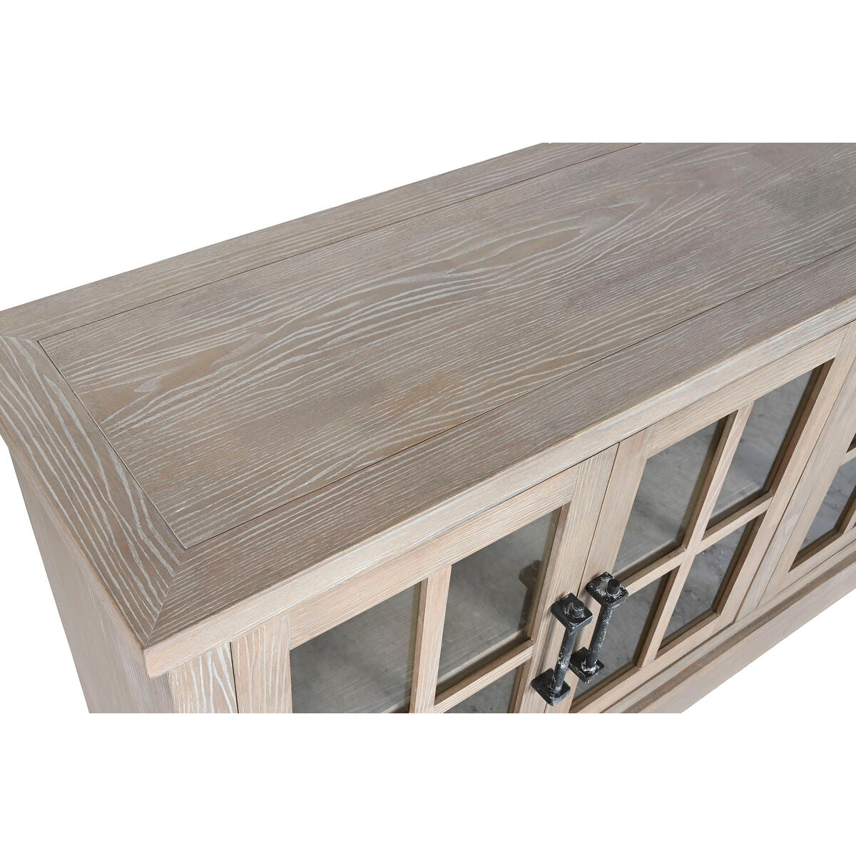Skänk Home ESPRIT Naturell Trä Glas 180 x 40 x 82 cm finns hos Nordekko