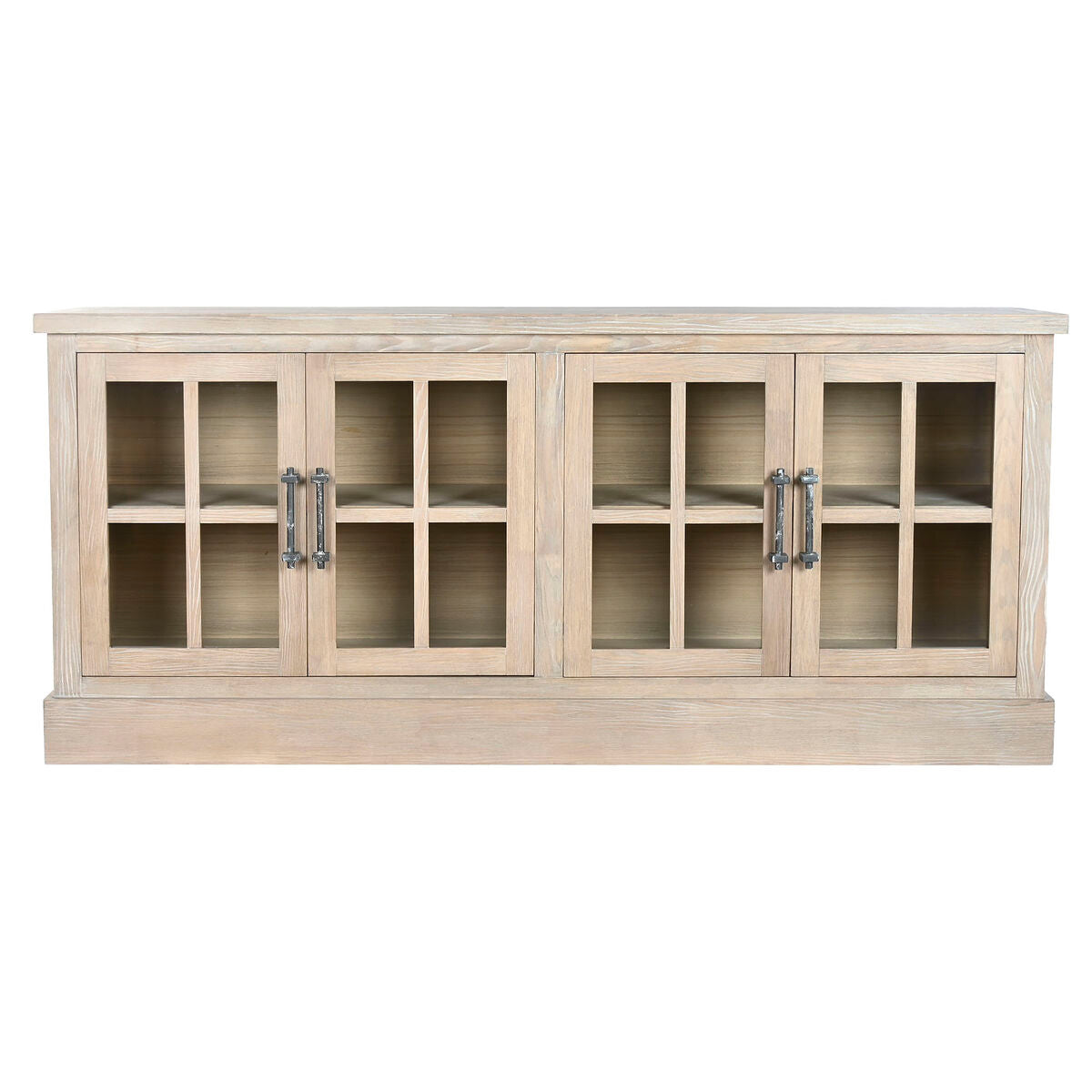 Skänk Home ESPRIT Naturell Trä Glas 180 x 40 x 82 cm finns hos Nordekko
