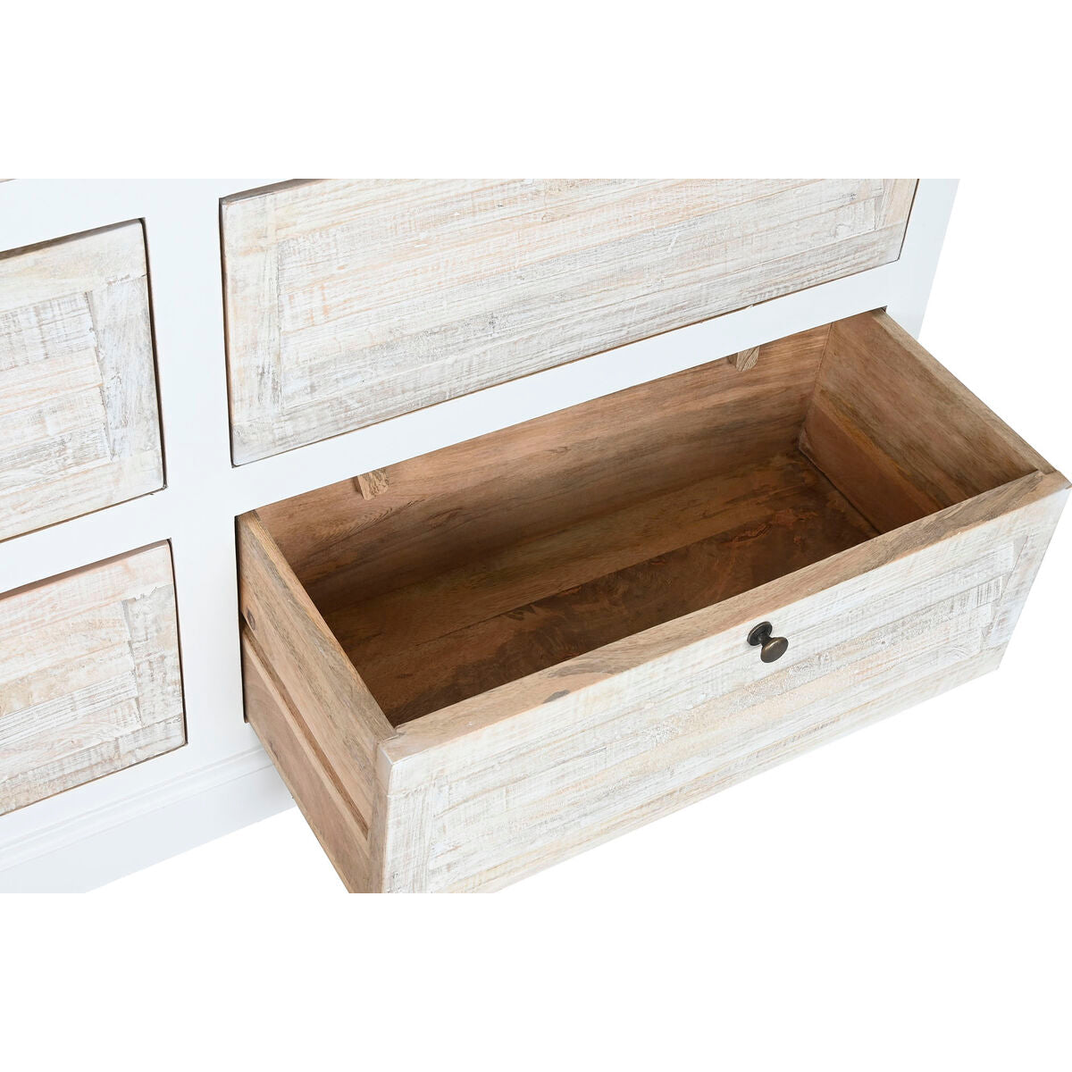 Kommod Home ESPRIT Vit Naturell 150 x 40 x 100 cm finns hos Nordekko