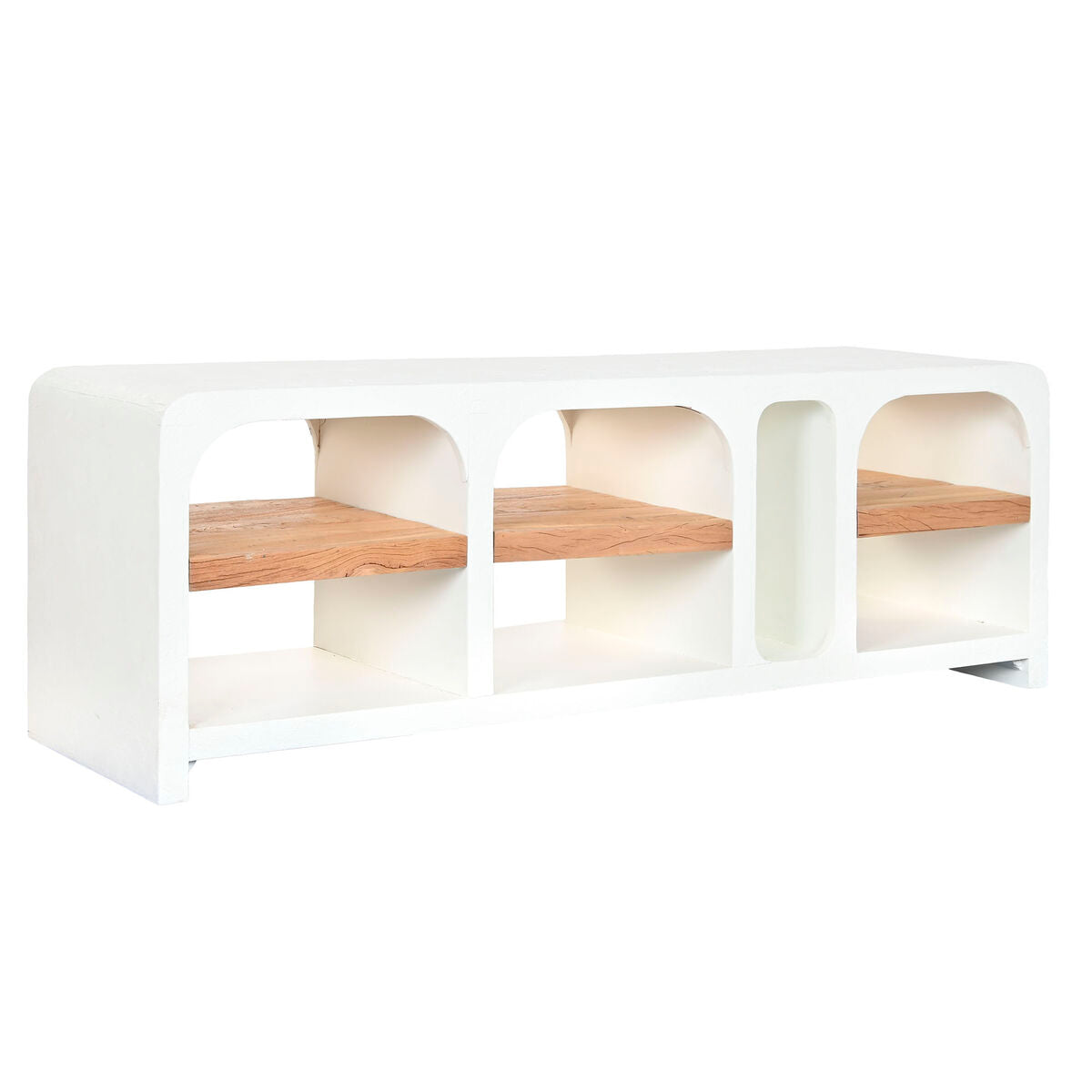 TV-möbler Home ESPRIT Vit Naturell 150 x 41 x 54 cm finns hos Nordekko