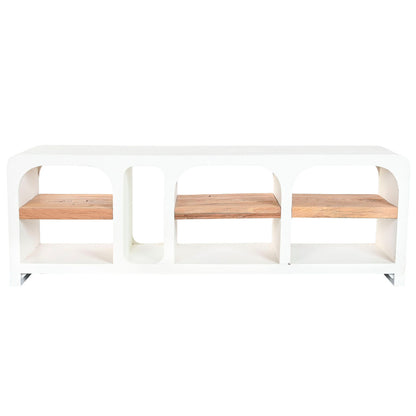 TV-möbler Home ESPRIT Vit Naturell 150 x 41 x 54 cm finns hos Nordekko