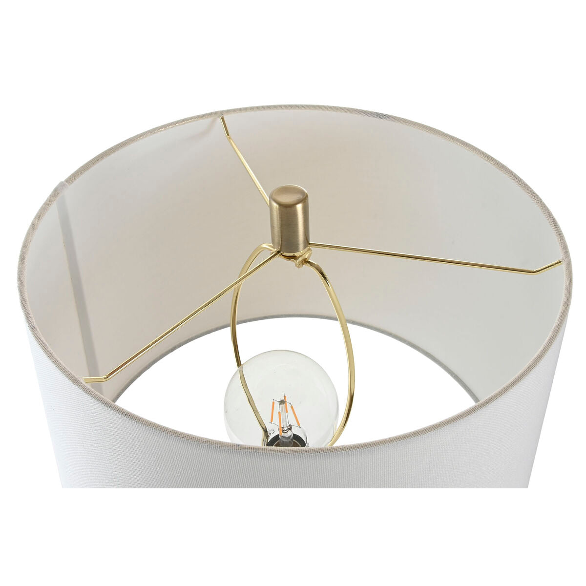 Bordslampa Home ESPRIT Vit 50 W 220 V finns hos Nordekko