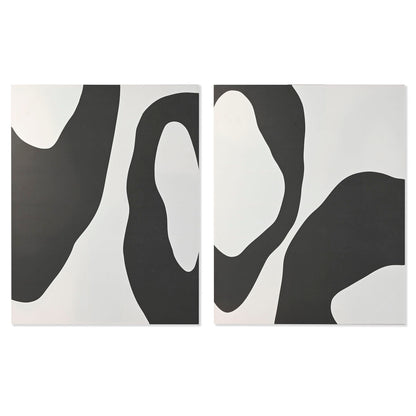 Kanvas Home ESPRIT Vit Marinblå Modern Urban 140 x 3 x 180 cm (2 antal) finns hos Nordekko