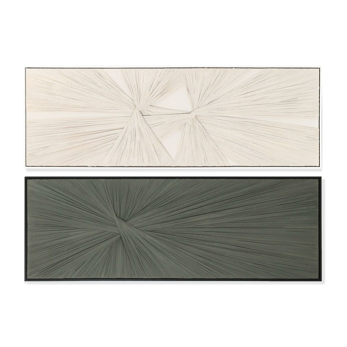 Kanvas Home ESPRIT Gips Kanvas 153 x 4,5 x 53 cm finns hos Nordekko
