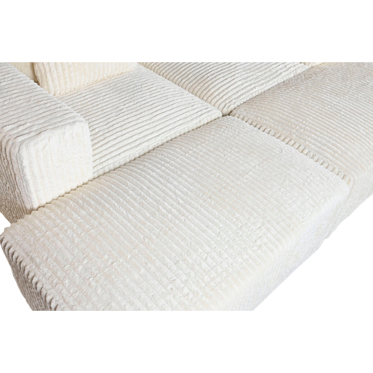 Soffa Home ESPRIT Kräm Scandi 220 x 158 x 91 cm finns hos Nordekko