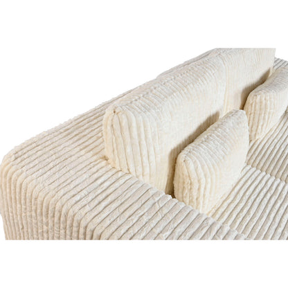 Soffa Home ESPRIT Kräm Scandi 220 x 158 x 91 cm finns hos Nordekko
