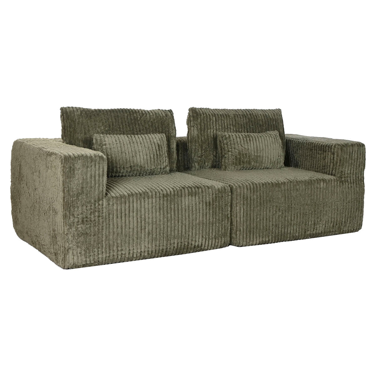 Soffa Home ESPRIT Grön Scandi 220 x 158 x 91 cm finns hos Nordekko
