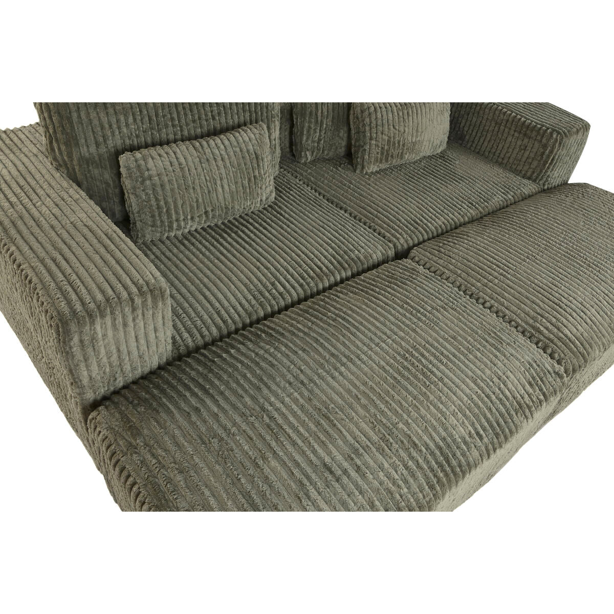 Soffa Home ESPRIT Grön Scandi 220 x 158 x 91 cm finns hos Nordekko