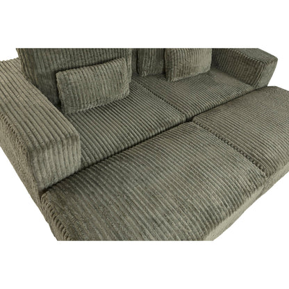 Soffa Home ESPRIT Grön Scandi 220 x 158 x 91 cm finns hos Nordekko