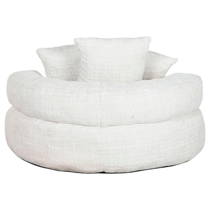 Fåtölj Home ESPRIT Vit 104 x 104 x 50 cm finns hos Nordekko