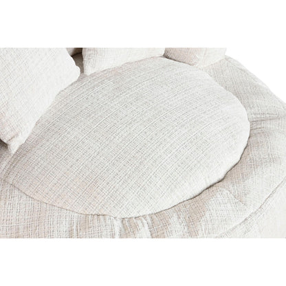 Fåtölj Home ESPRIT Vit 104 x 104 x 50 cm finns hos Nordekko