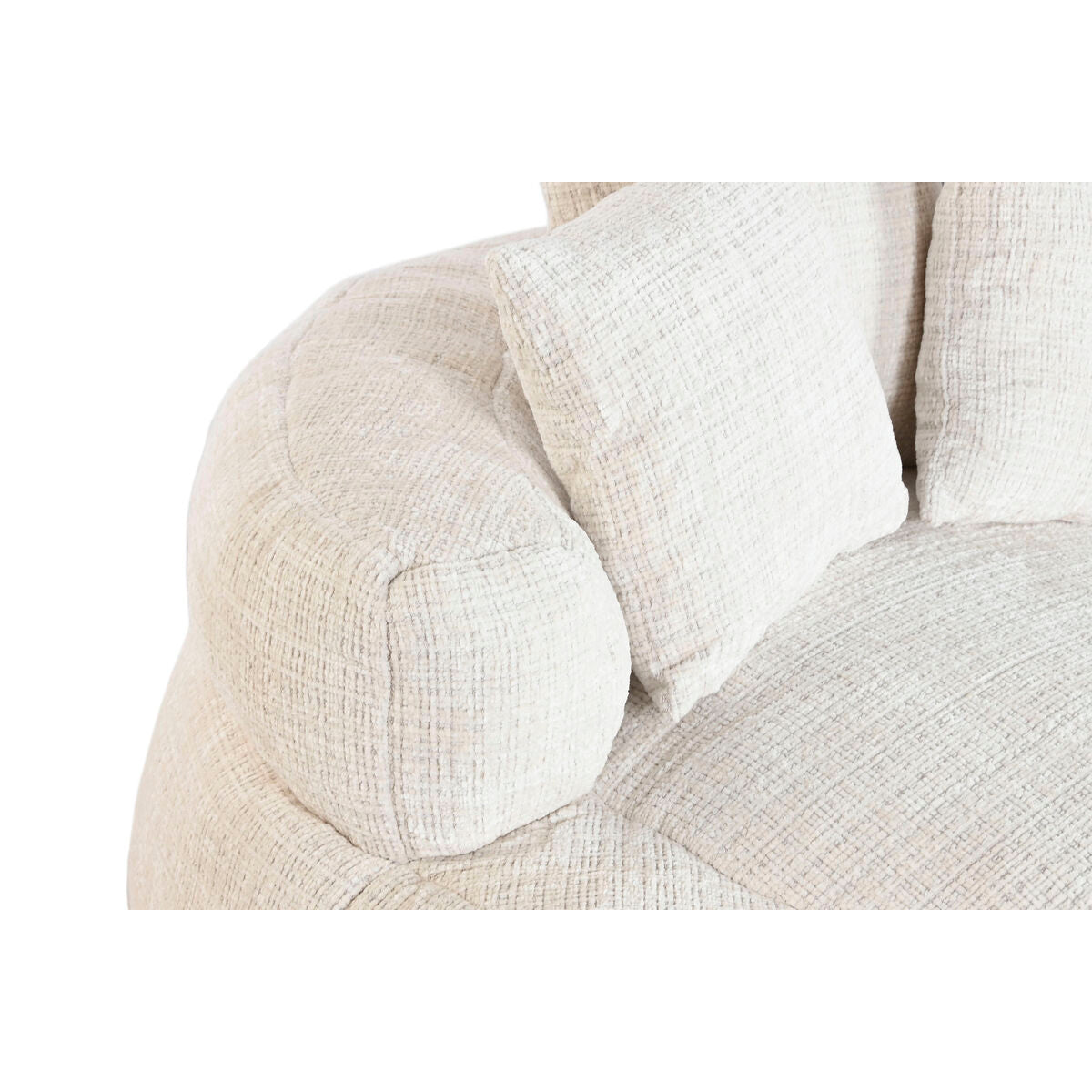 Fåtölj Home ESPRIT Vit 104 x 104 x 50 cm finns hos Nordekko