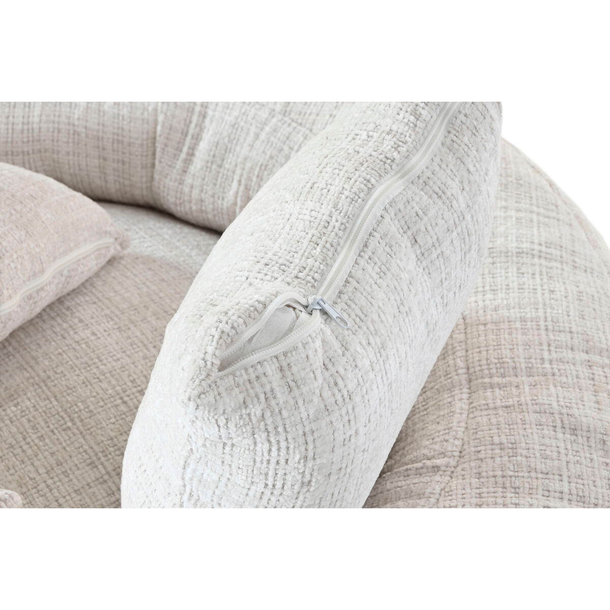 Fåtölj Home ESPRIT Vit 104 x 104 x 50 cm finns hos Nordekko