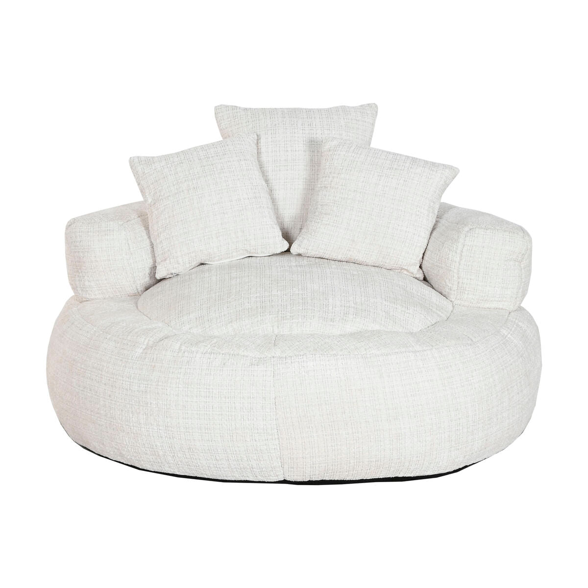 Fåtölj Home ESPRIT Vit 104 x 104 x 50 cm finns hos Nordekko