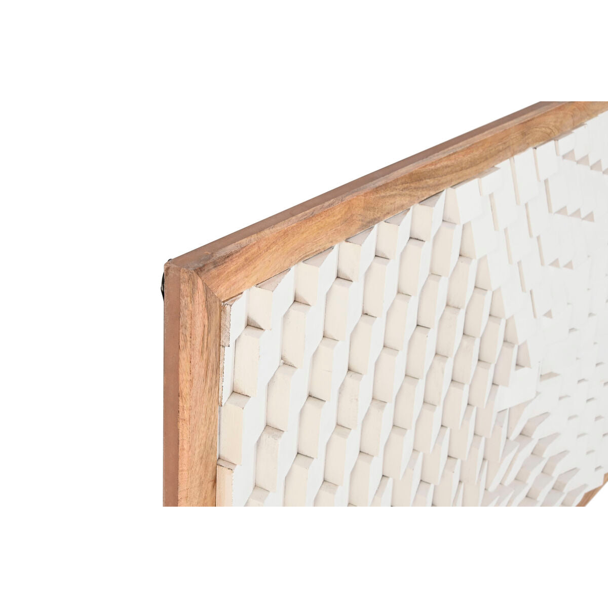 Sänggavel Home ESPRIT Vit Naturell 160 x 4 x 80 cm finns hos Nordekko