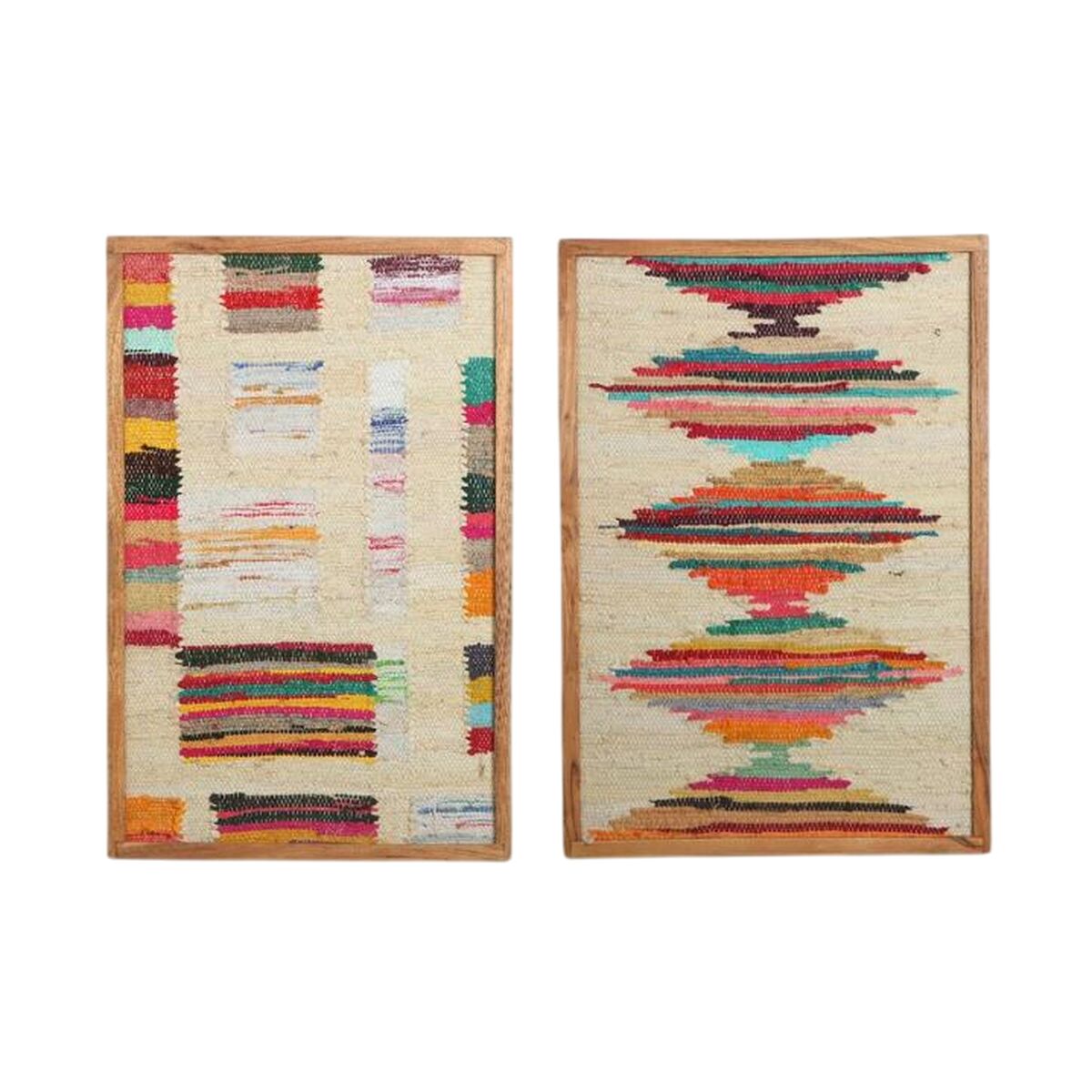 Tavla Home ESPRIT Bomull Akaciaträ 60 x 3 x 90 cm (2 antal) finns hos Nordekko