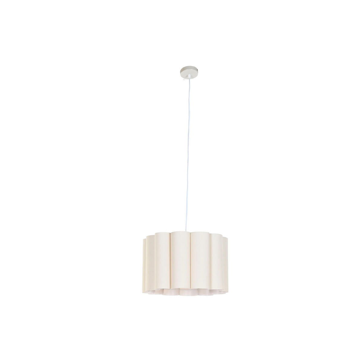 Taklampa Home ESPRIT Vit Beige Metall 50 W 50 x 50 x 30 cm finns hos Nordekko