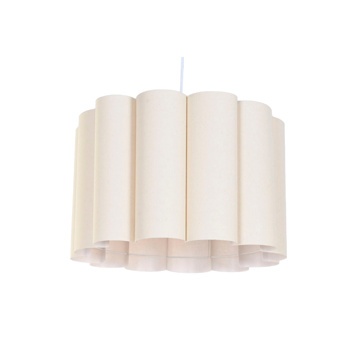 Taklampa Home ESPRIT Vit Beige Metall 50 W 50 x 50 x 30 cm finns hos Nordekko