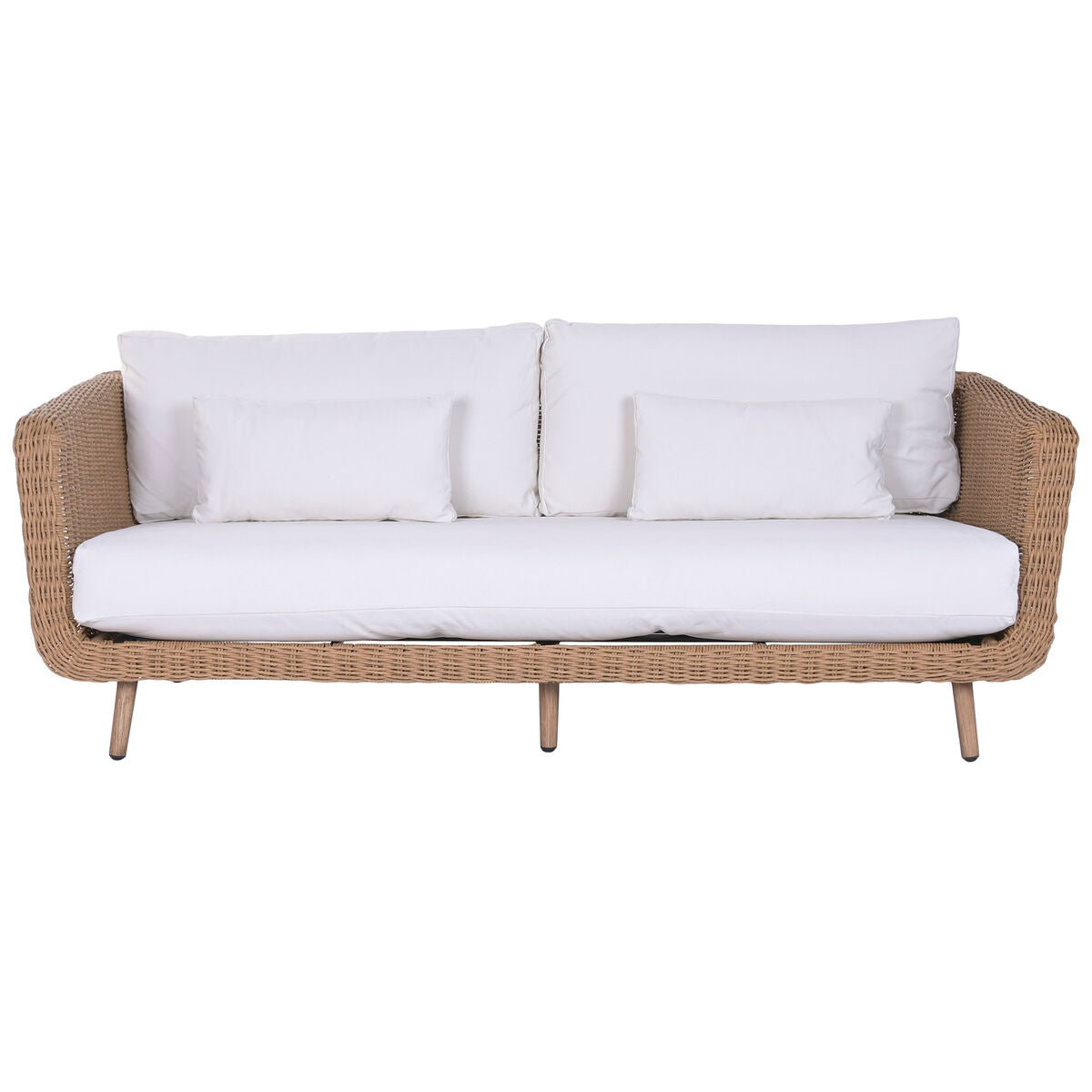 Trädgårdssoffa Home ESPRIT Vit Naturell 188 X 89 X 65 CM finns hos Nordekko