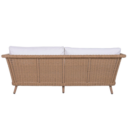 Trädgårdssoffa Home ESPRIT Vit Naturell 188 X 89 X 65 CM finns hos Nordekko