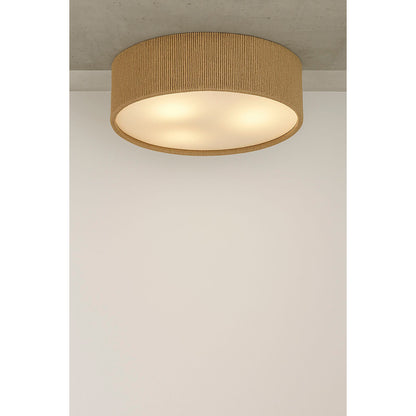 Taklampa Home ESPRIT Brun Snöre 50 W finns hos Nordekko
