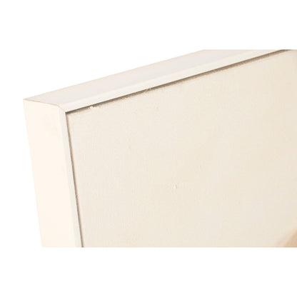 Tavla Home ESPRIT Vit Beige Abstrakt Skandinavisk 102,5 X 4,5 X 102,5 CM (2 antal) finns hos Nordekko