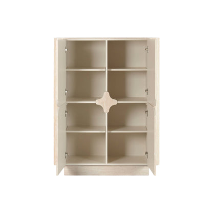 Skåp Home ESPRIT Beige Trä 100 X 40 X 134 CM finns hos Nordekko