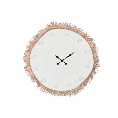 Väggklocka Home ESPRIT Vit Fibrer Trä MDF Scandi 85 X 7 X 85 CM finns hos Nordekko
