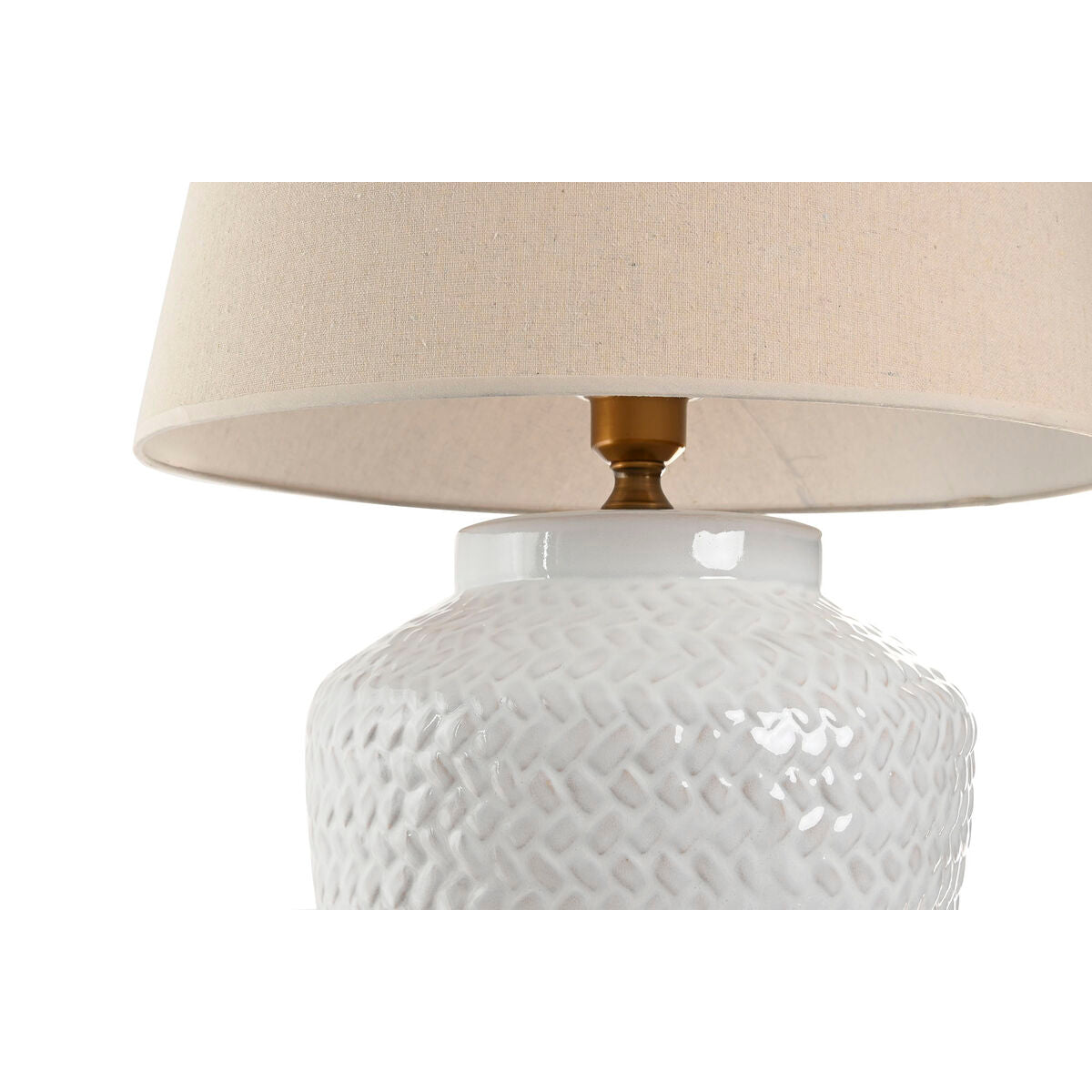 Bordslampa Home ESPRIT Vit 50 W 220 V finns hos Nordekko
