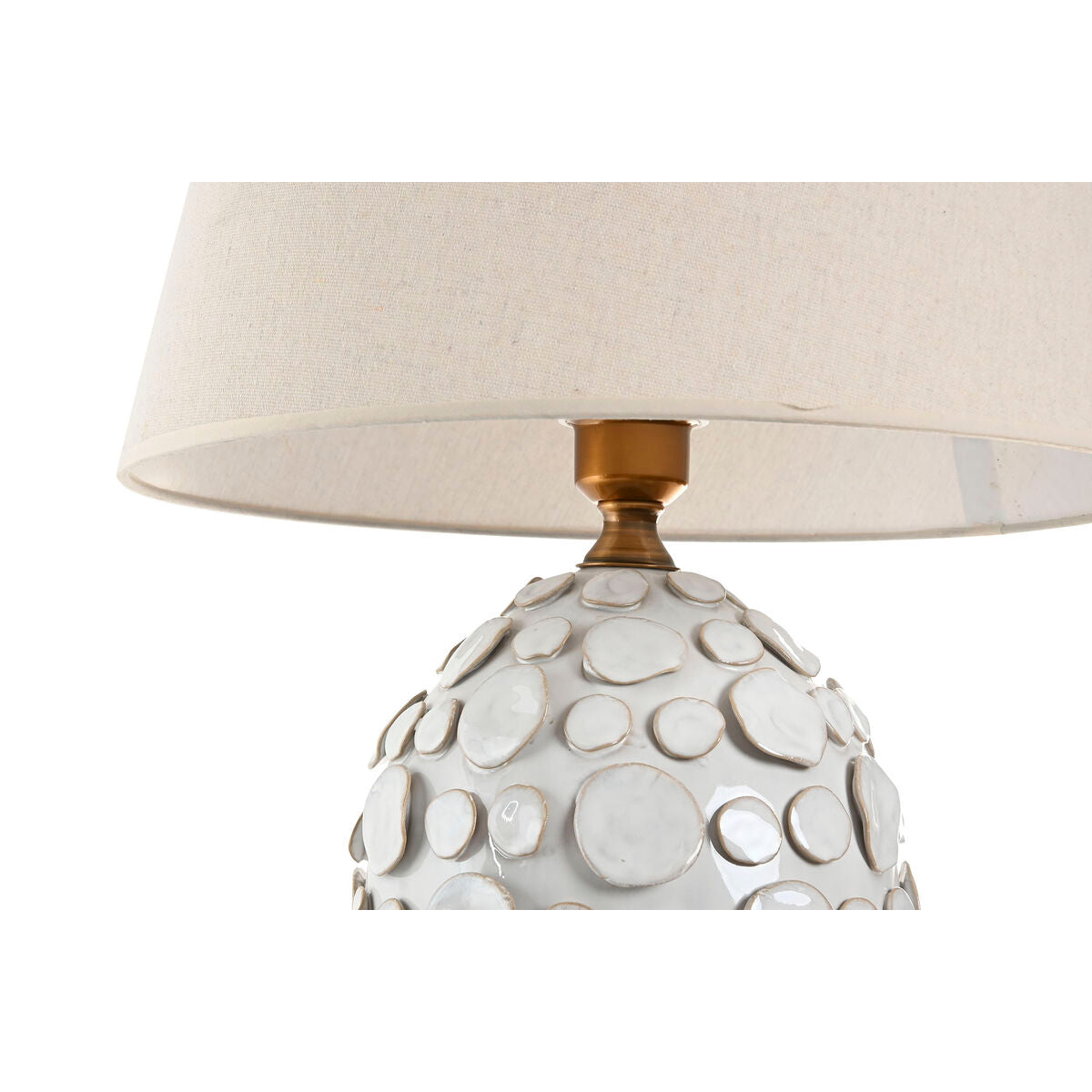 Bordslampa Home ESPRIT Vit 50 W 220 V finns hos Nordekko