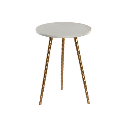 Sidobord Home ESPRIT Vit Gyllene 36 x 36 x 48,5 cm finns hos Nordekko