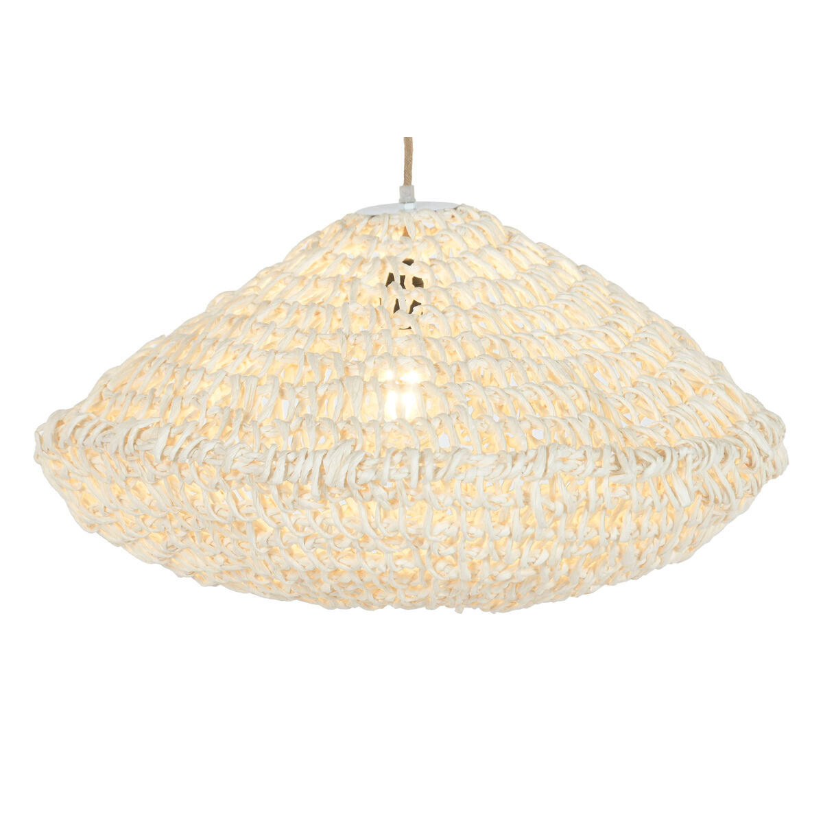 Taklampa Home ESPRIT Beige 60 W 65 x 65 x 35 cm finns hos Nordekko
