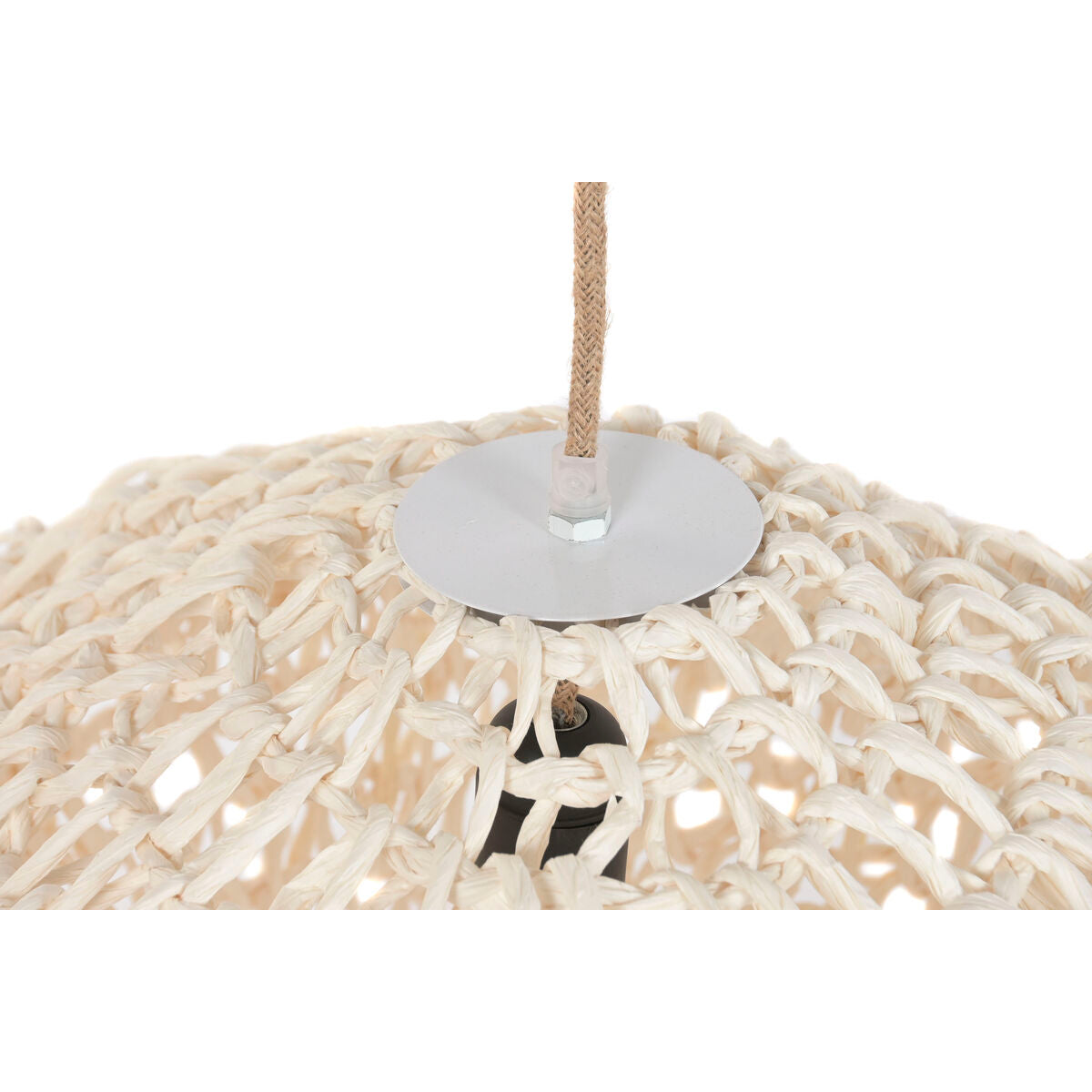 Taklampa Home ESPRIT Beige 60 W 65 x 65 x 35 cm finns hos Nordekko