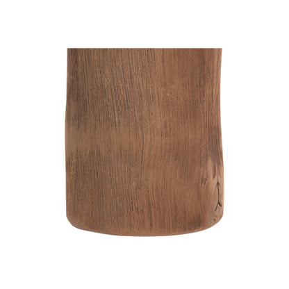 Set med ljusstakar Home ESPRIT Brun Svart Naturell Järn teakträ 8 x 8 x 30 cm (3 antal) finns hos Nordekko