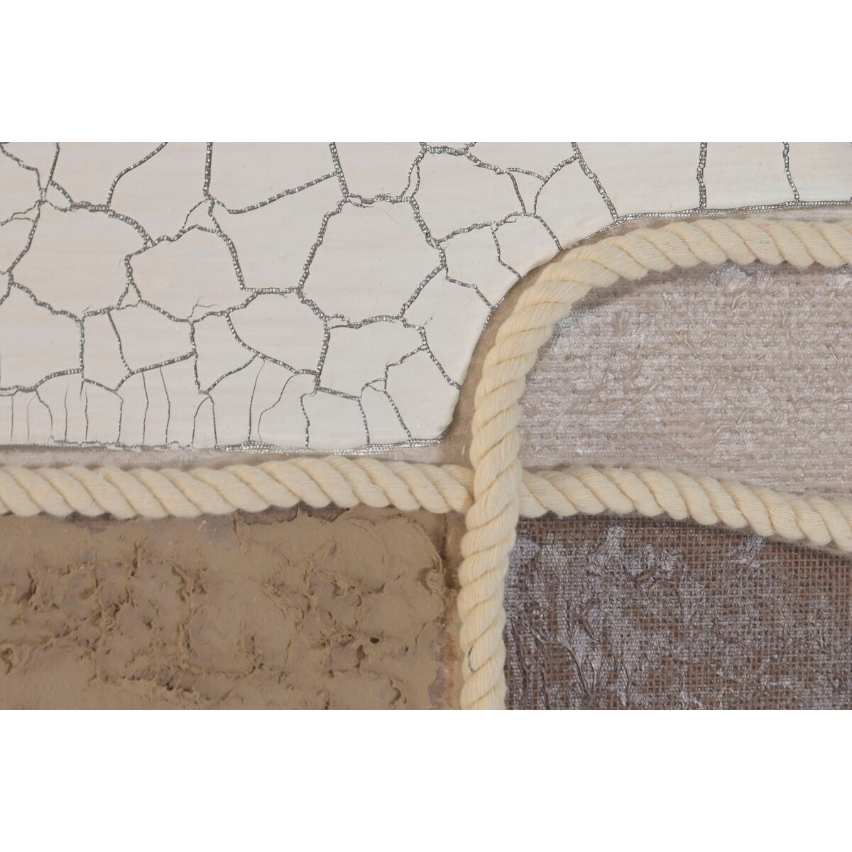 Kanvas Home ESPRIT Vit Beige Abstrakt Urban (2 antal) finns hos Nordekko