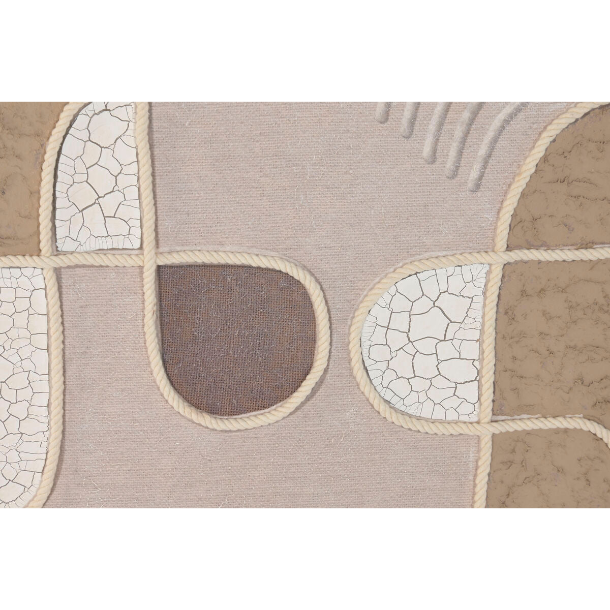 Kanvas Home ESPRIT Vit Beige Abstrakt Urban (2 antal) finns hos Nordekko