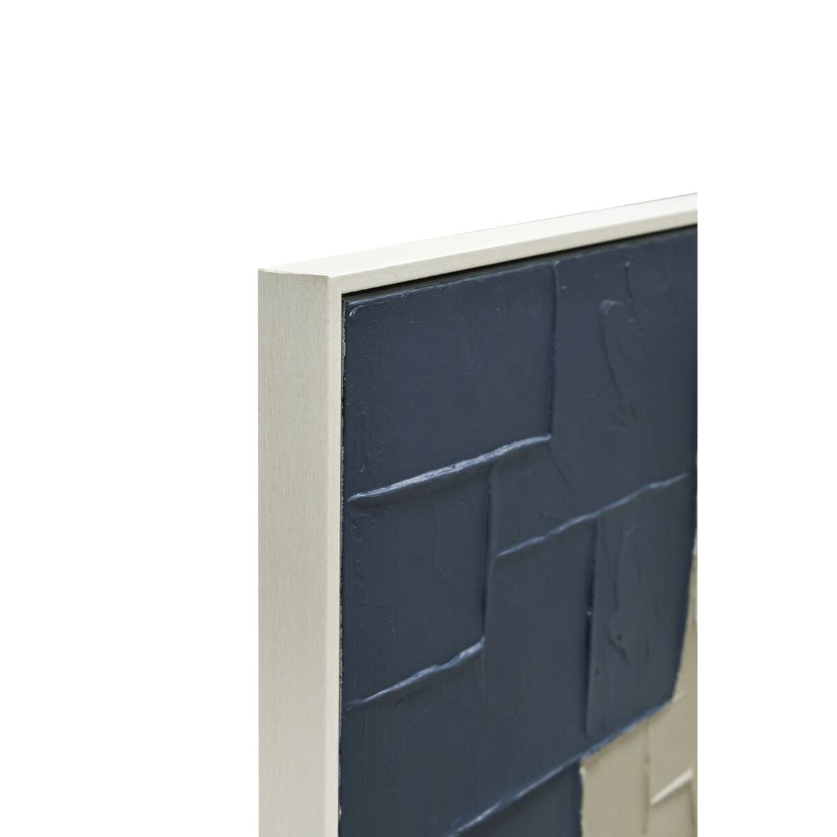Kanvas Home ESPRIT Blå Vit Abstrakt Urban 83 x 4 x 123 cm (2 antal) finns hos Nordekko