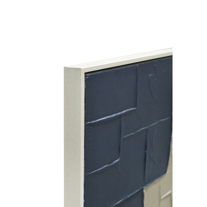 Kanvas Home ESPRIT Blå Vit Abstrakt Urban 83 x 4 x 123 cm (2 antal) finns hos Nordekko