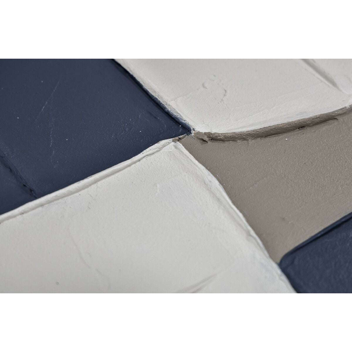 Kanvas Home ESPRIT Blå Vit Abstrakt Urban 83 x 4 x 123 cm (2 antal) finns hos Nordekko