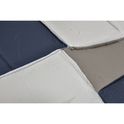 Kanvas Home ESPRIT Blå Vit Abstrakt Urban 83 x 4 x 123 cm (2 antal) finns hos Nordekko