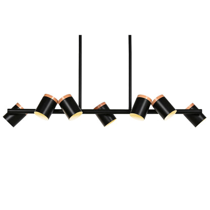Taklampa Home ESPRIT Brun Svart Trä Metall 104 X 18 X 164 CM finns hos Nordekko
