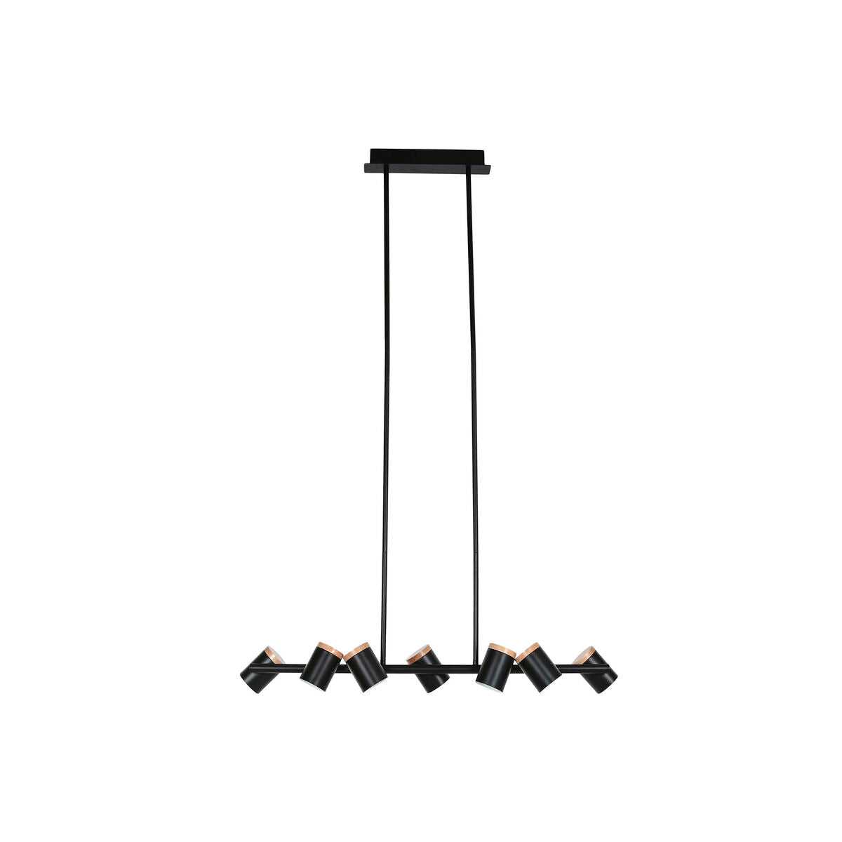 Taklampa Home ESPRIT Brun Svart Trä Metall 104 X 18 X 164 CM finns hos Nordekko