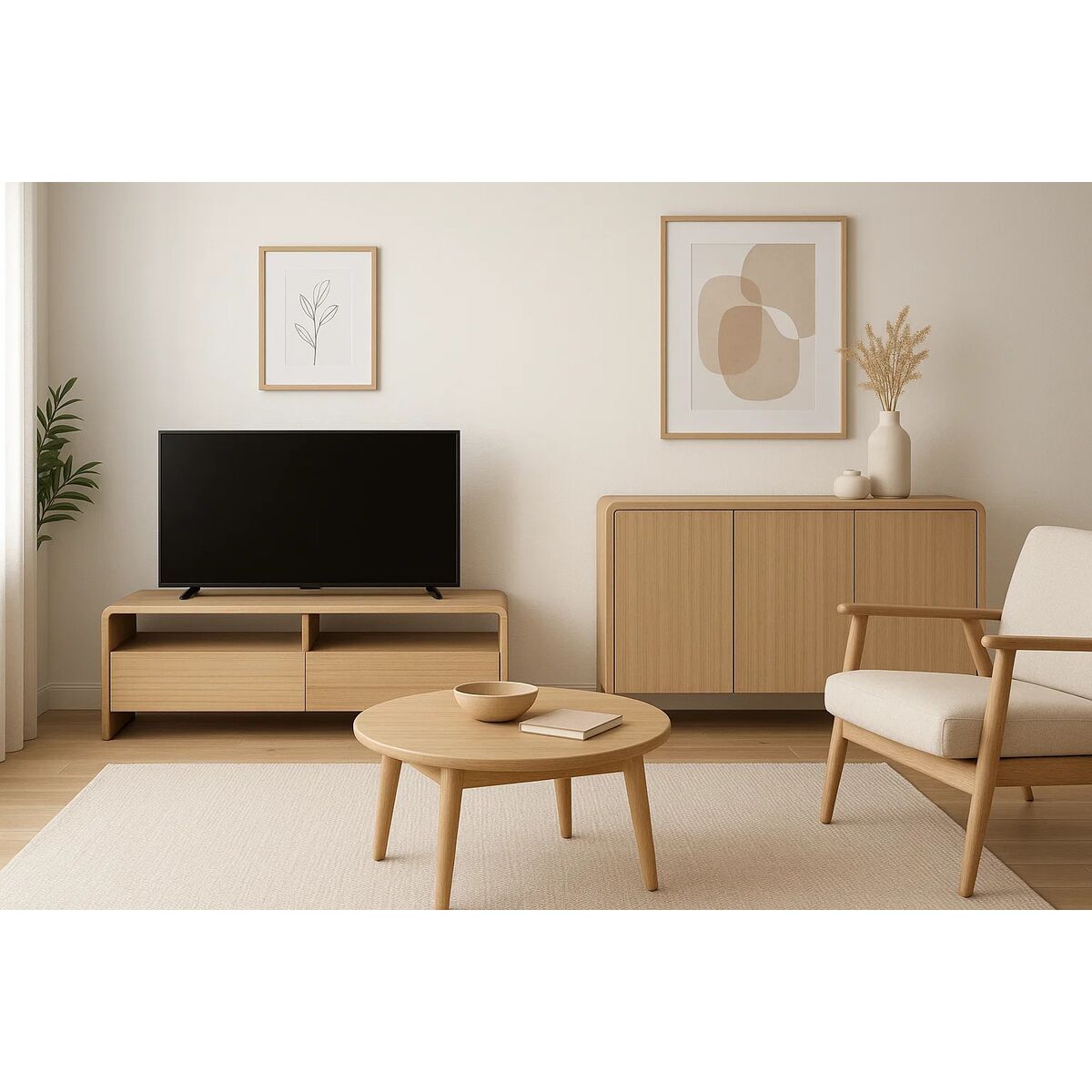 Skänk Home ESPRIT Brun Almträ Paulowniaträ 106 X 38 X 71 CM finns hos Nordekko